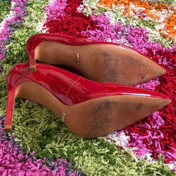 Schutz Farrah Patent Leather Dress Pump, red 9 - Picture 8 of 9